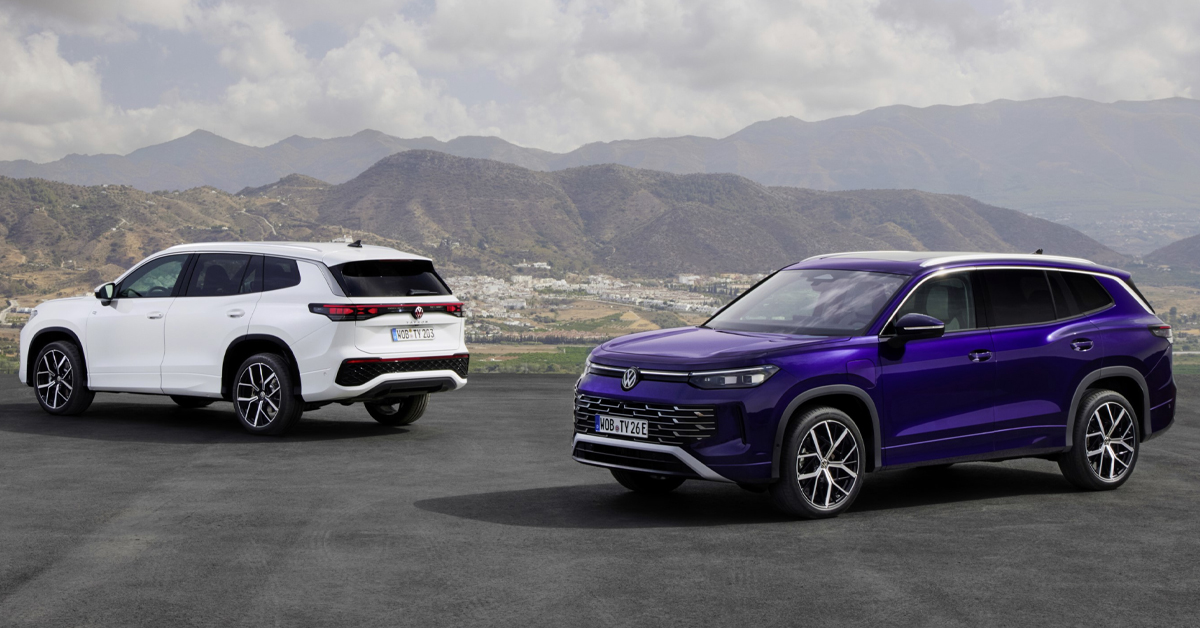 An image showing the new 2025 Volkswagen Tayron 7-seater SUV