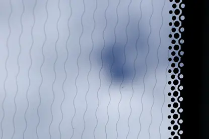 An image showing the wires within a heated windscreen