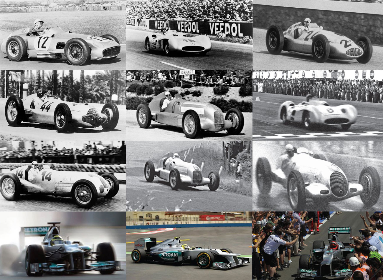 Silver Arrows For History of Mercedes