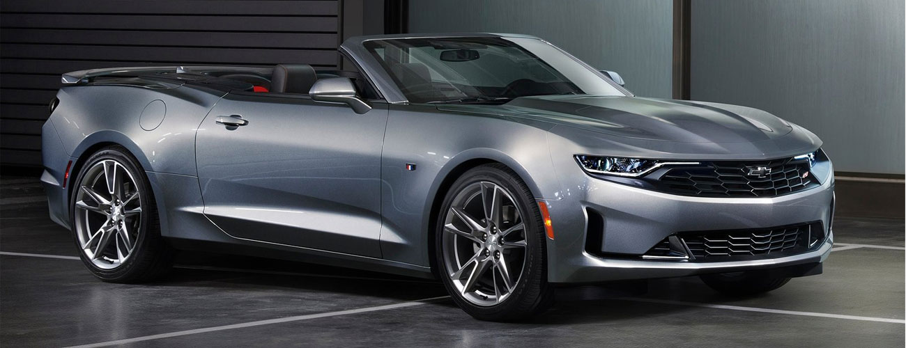 Silver Chevrolet Camaro