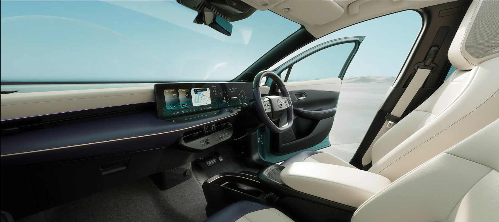 2025 NISSAN LEAF INTERIOR