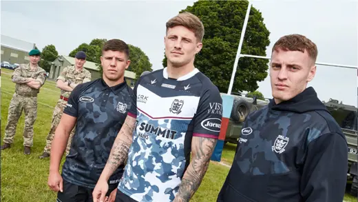 Pride of Place on Armed Forces Jersey