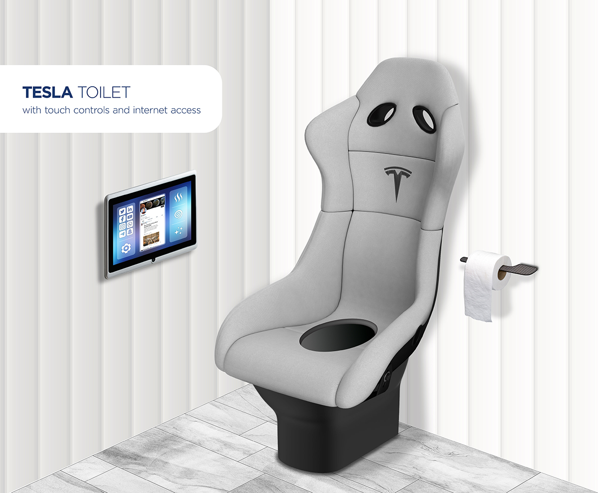 tesla toilet