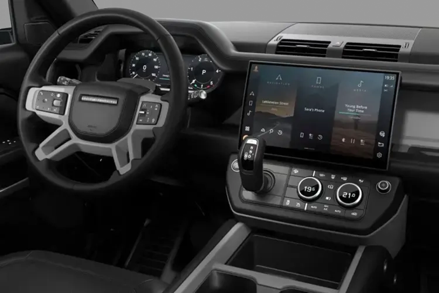 Land Rover Defender interior