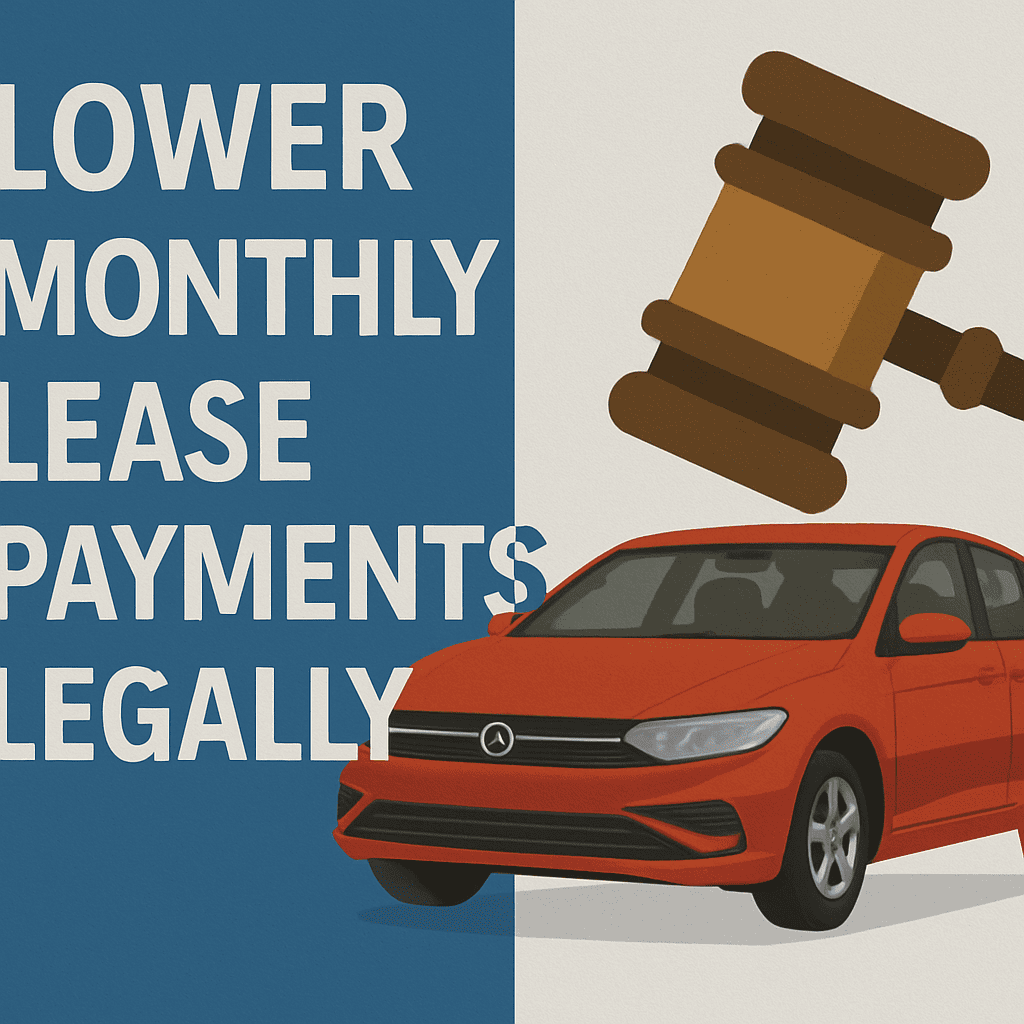 How to Lower Your Monthly Lease Payments Legally