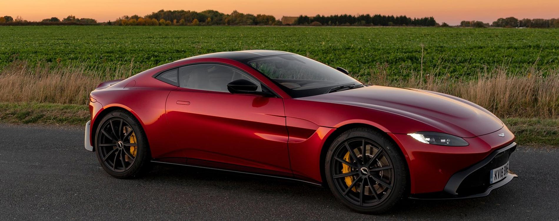 The Aston Martin Vantage from the UK