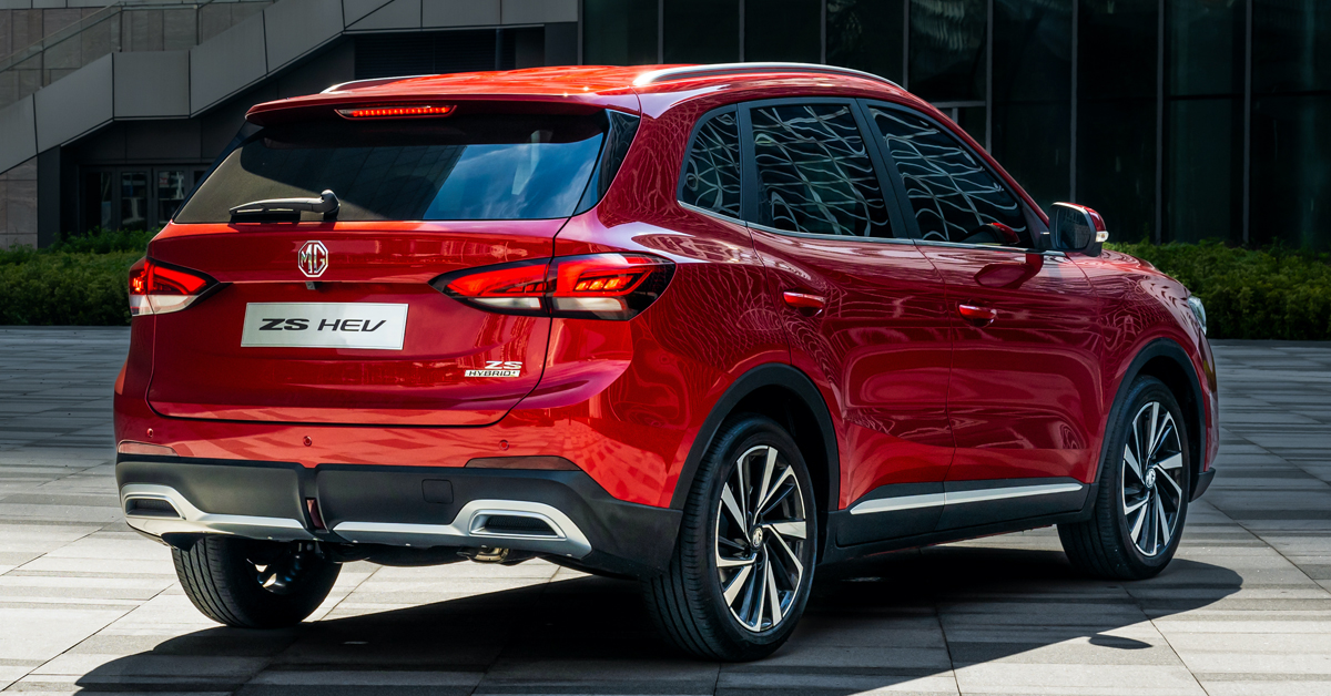 An image showing the all-new 2024 MG ZS Hybrid+ SUV