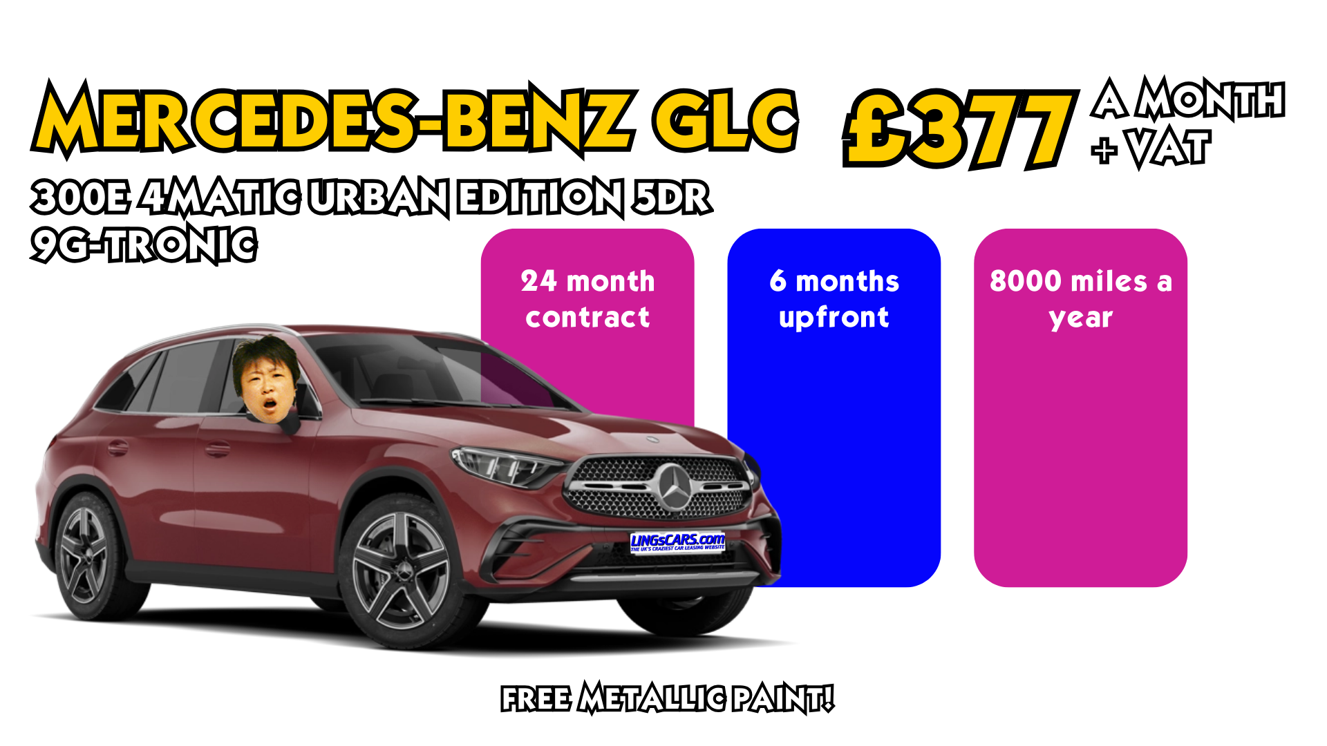 Mercedes-Benz GLC Headline Deal!
