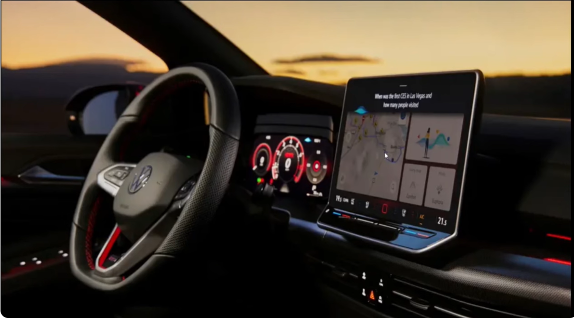 Golf R interior Shot