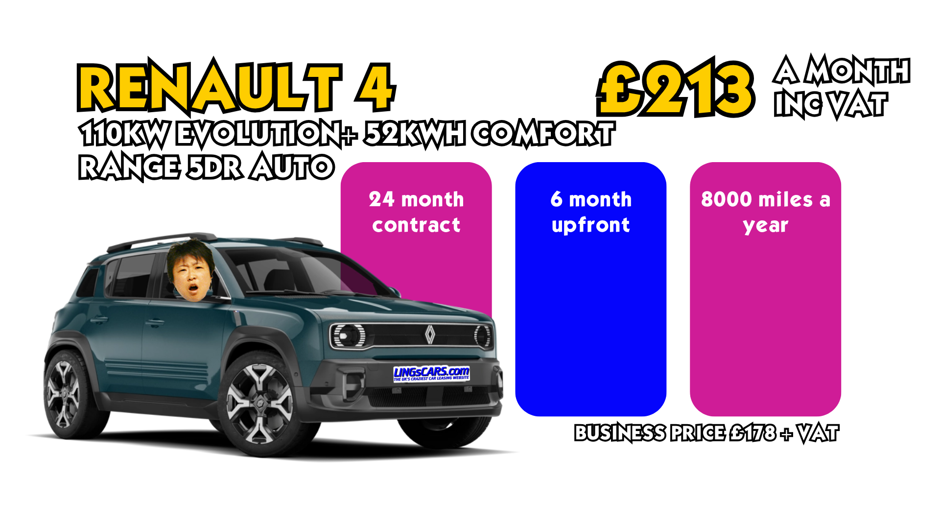Renault 4 Headline Deal!