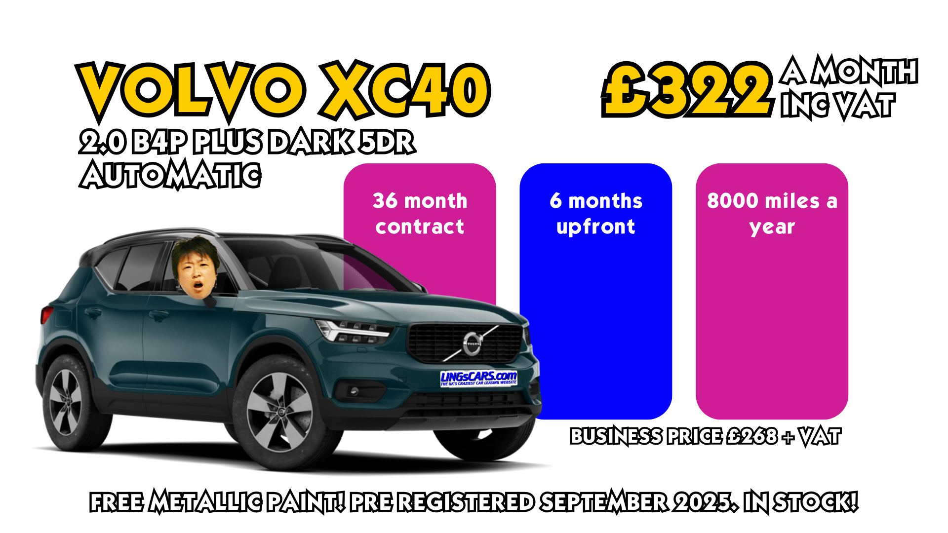 Volvo XC40 Headline Deal!