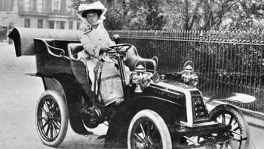 Pioneering Woman Behind the Wheel