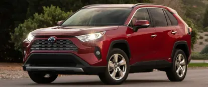 Red Toyota Rav4