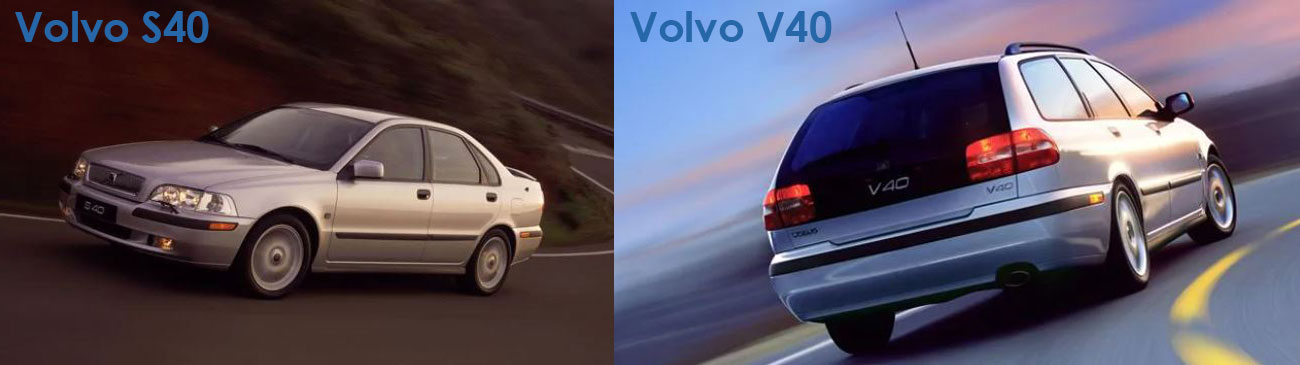 Volvo S40 and V40