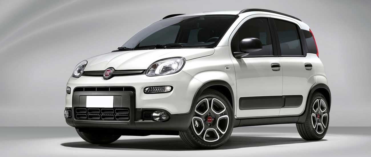 White Fiat Panda