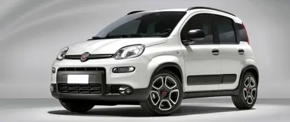 White Fiat Panda