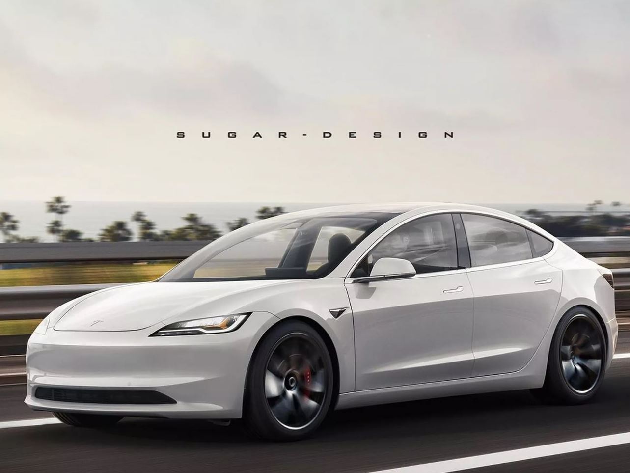 Facelift Tesla Model 3 Due August