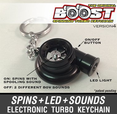 Electronic Turbocharger Keychain