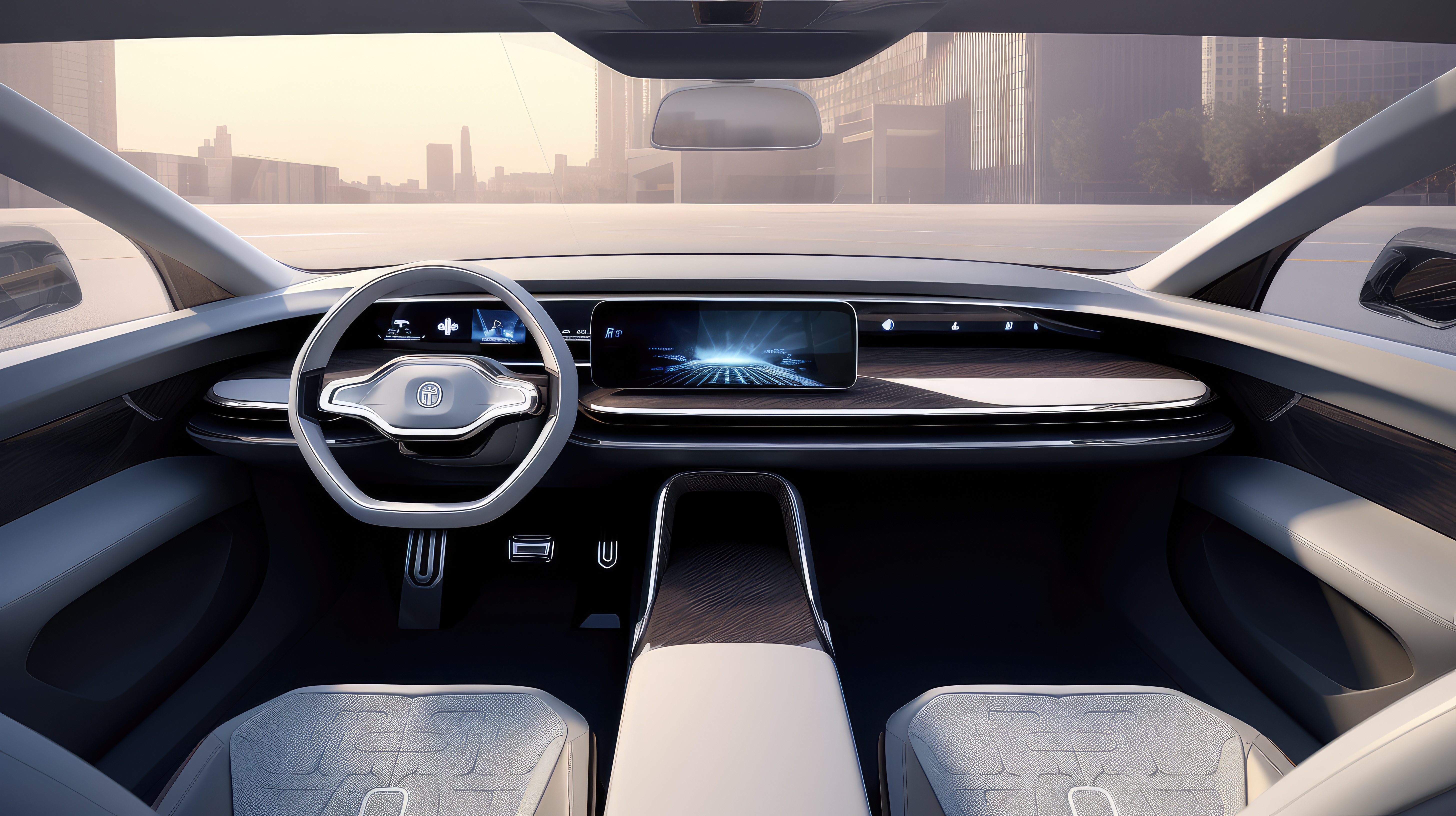 Electric Car Interior