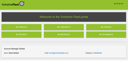 Yorkshire Fleet Portal