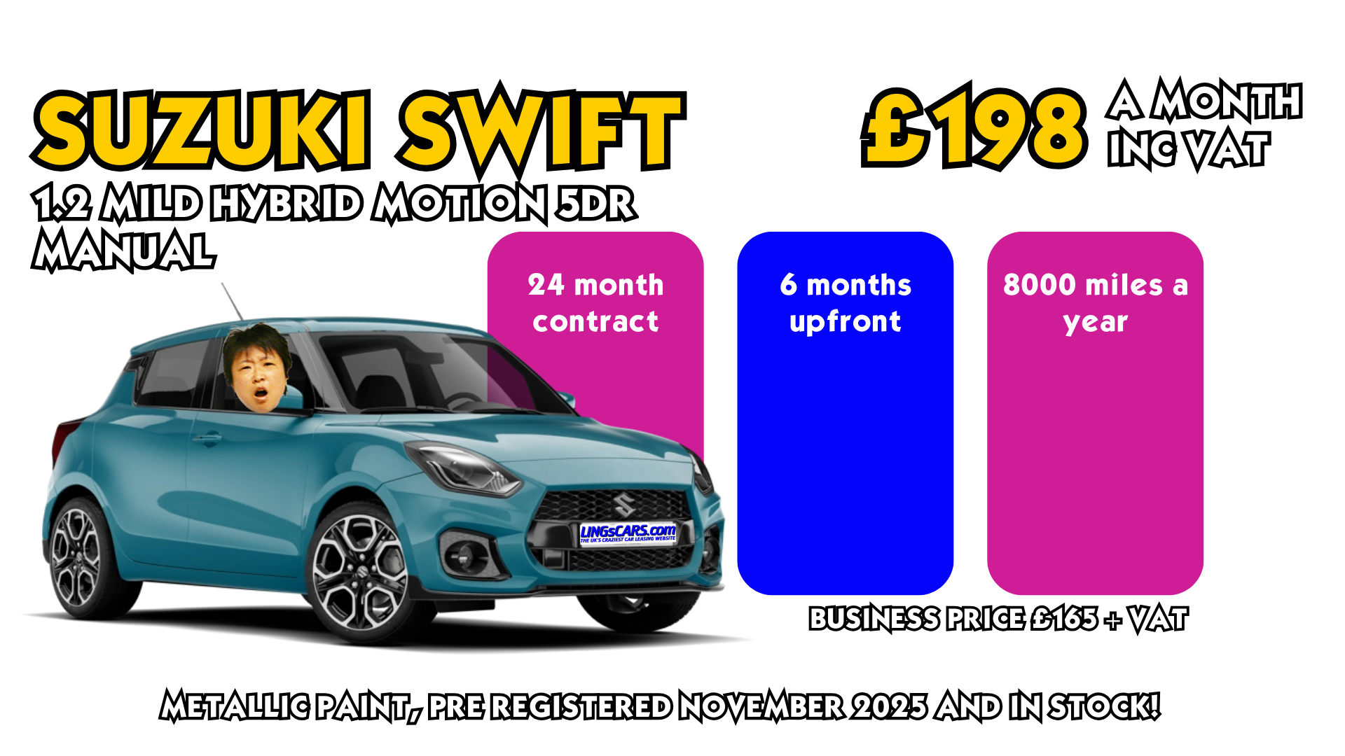 Suzuki Swift Headline Deal!