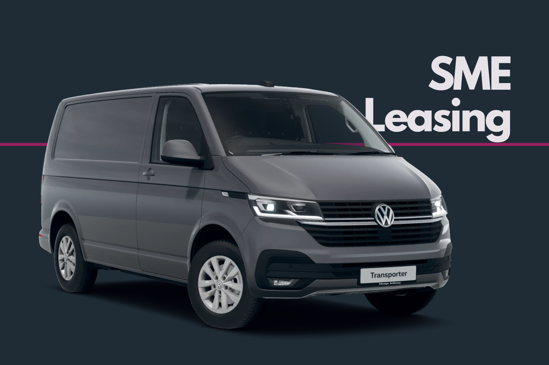 Grey Volkswagen transporter