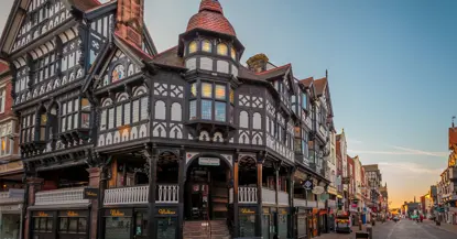 An image of a Victorian style house in Chester city centre