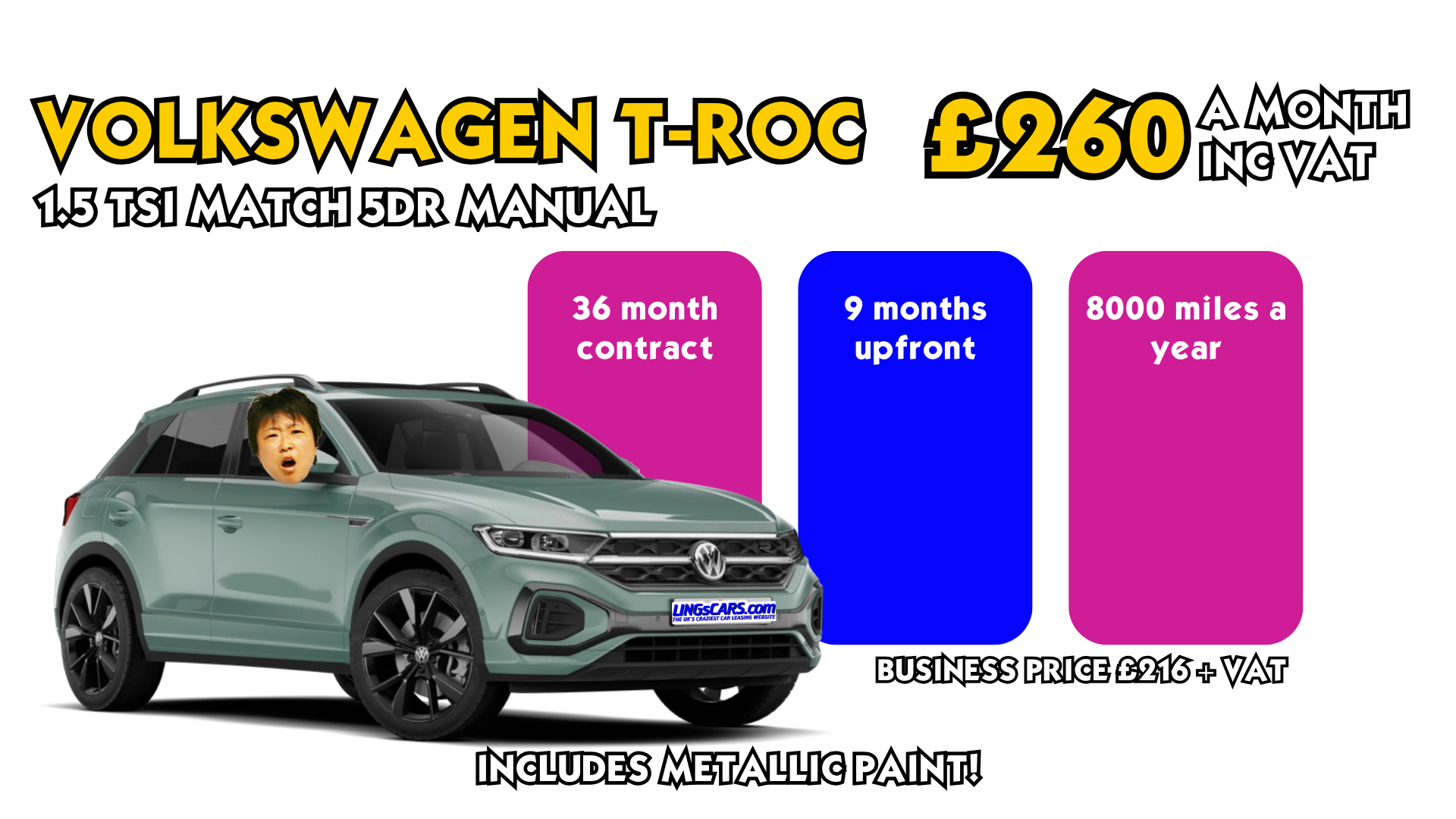 Volkswagen T-ROC Headline Deal
