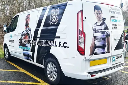 Hull FC kit van
