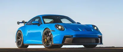 Blue Porsche 911