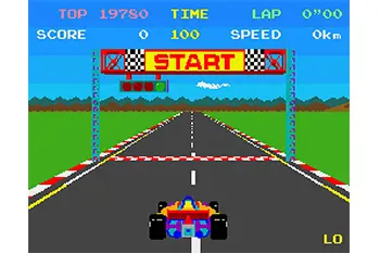 Pole Position Gameplay Screenshot