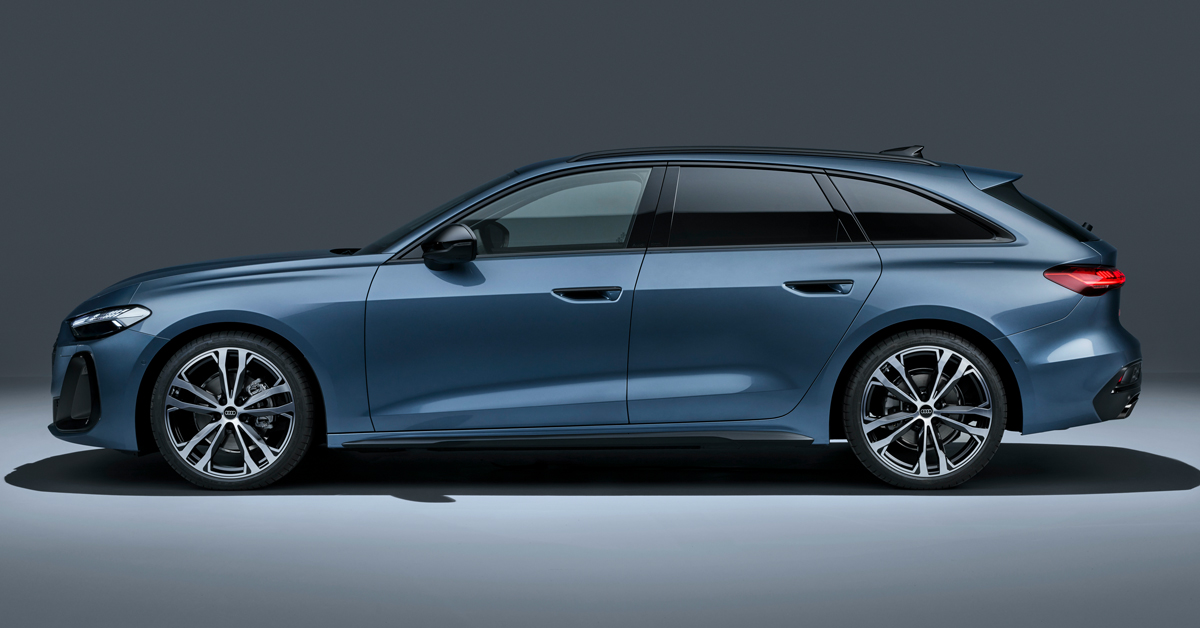 An image showing the new 2024 Audi A5 Avant estate