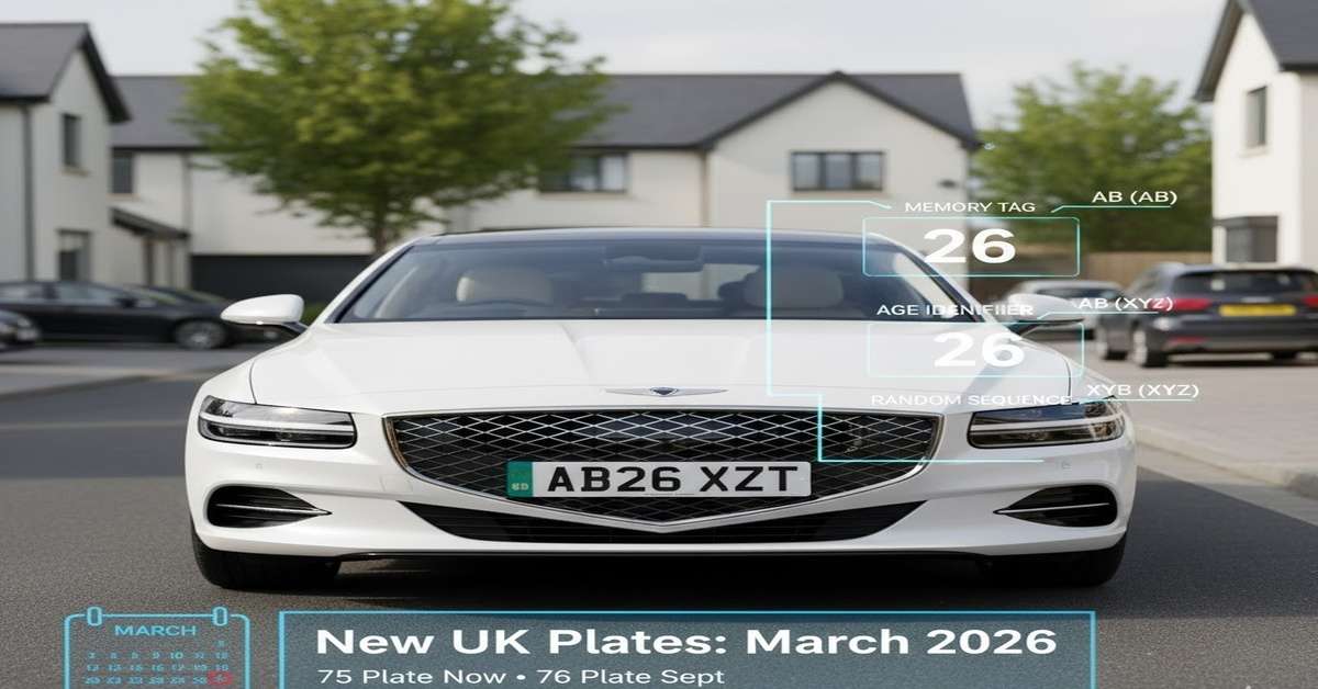 New Number Plate Dates 2025–2026 (DVLA Confirmed)