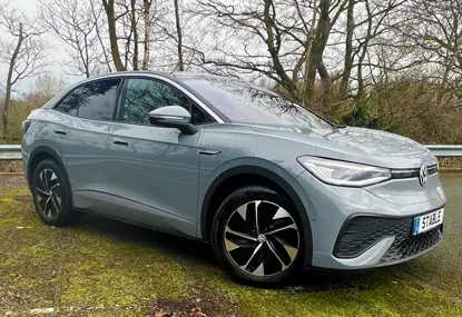 An image of a Volkswagen ID.5 SUV coupe, an all-electric car that is available on the salary sacrifice car scheme