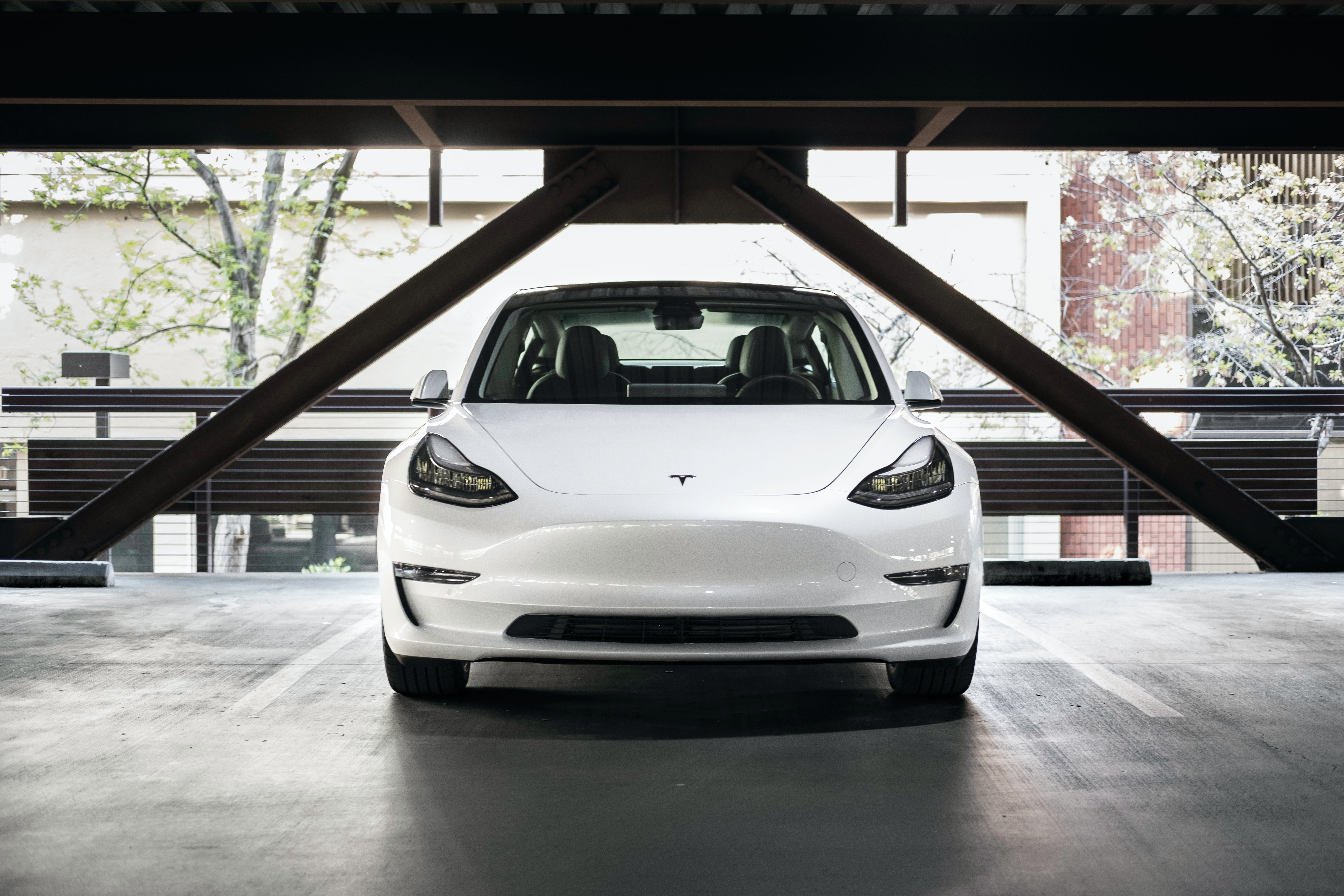 View of Tesla Model 3