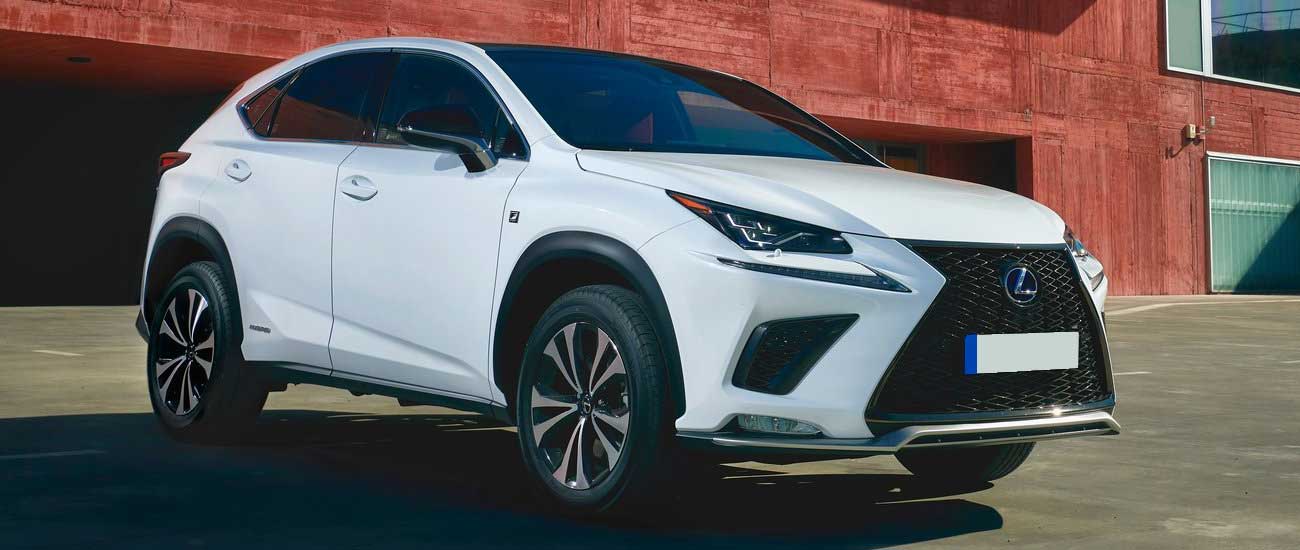 White Lexus NX