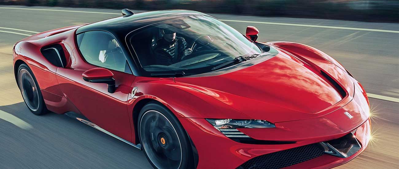 Red Ferrari sf90 Stradale