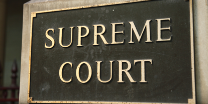 Supreme Court plaque