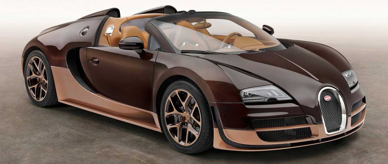 Brown Bugatti Veyron
