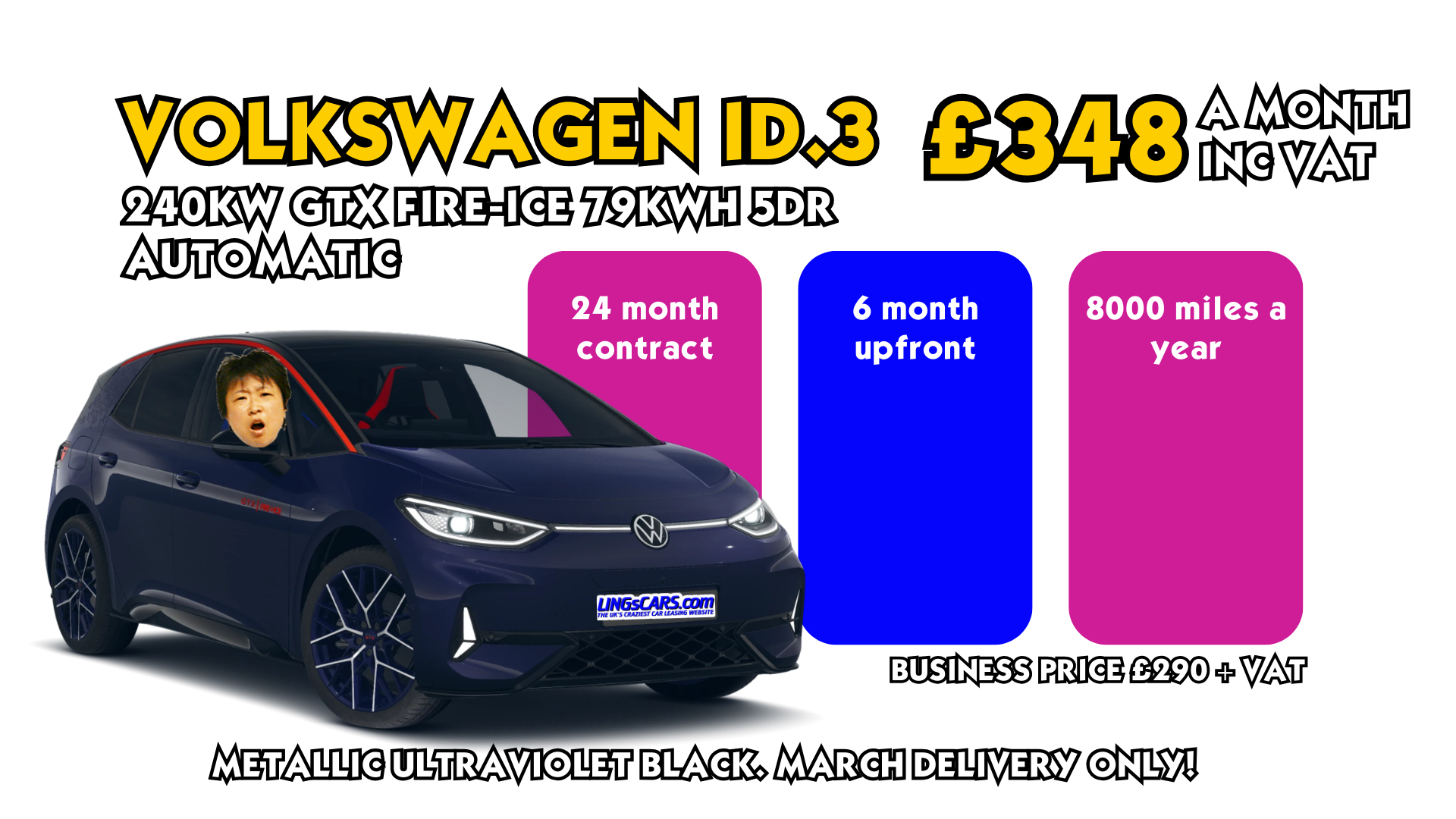 Volkswagen ID.3 GTX Headline Deal