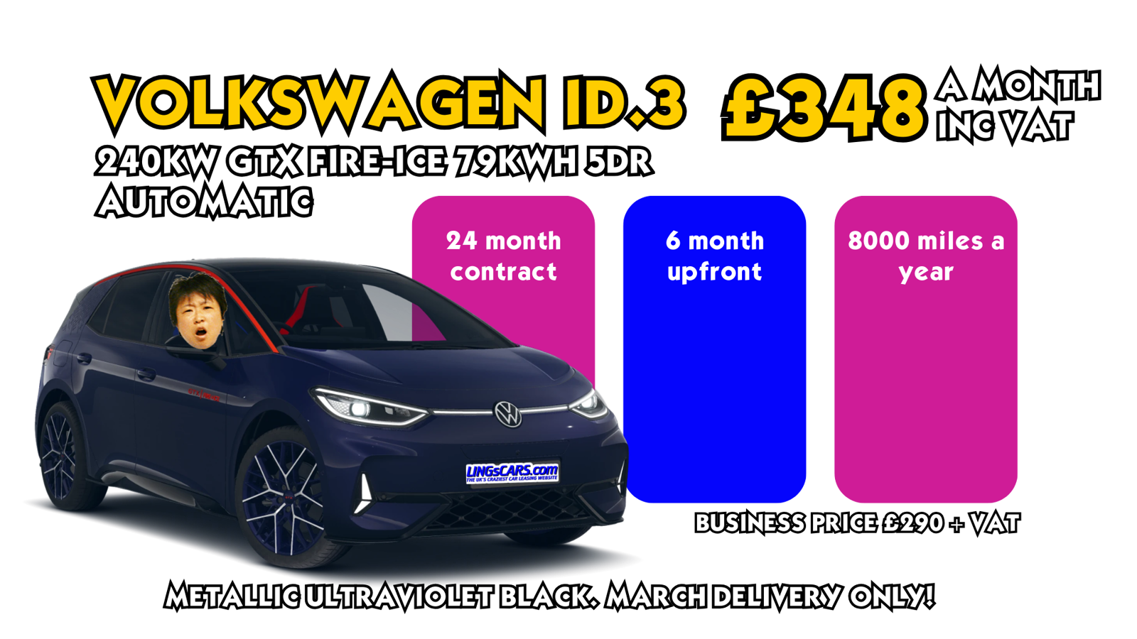 Volkswagen ID.3 GTX Headline Deal