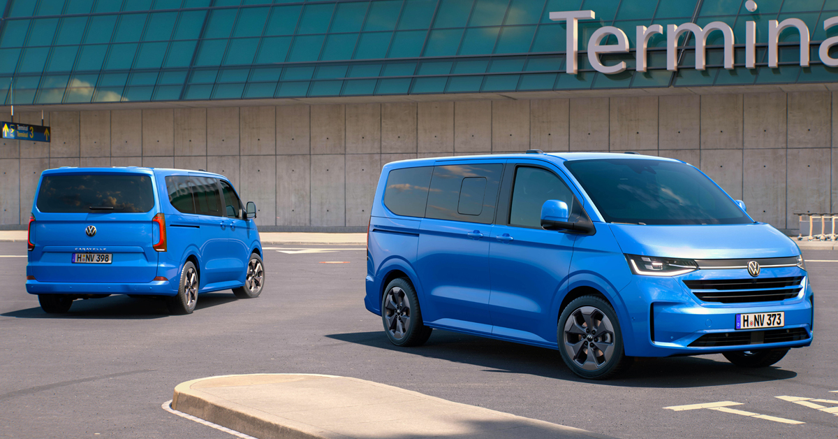 An image showing the new 2024 Volkswagen Caravelle