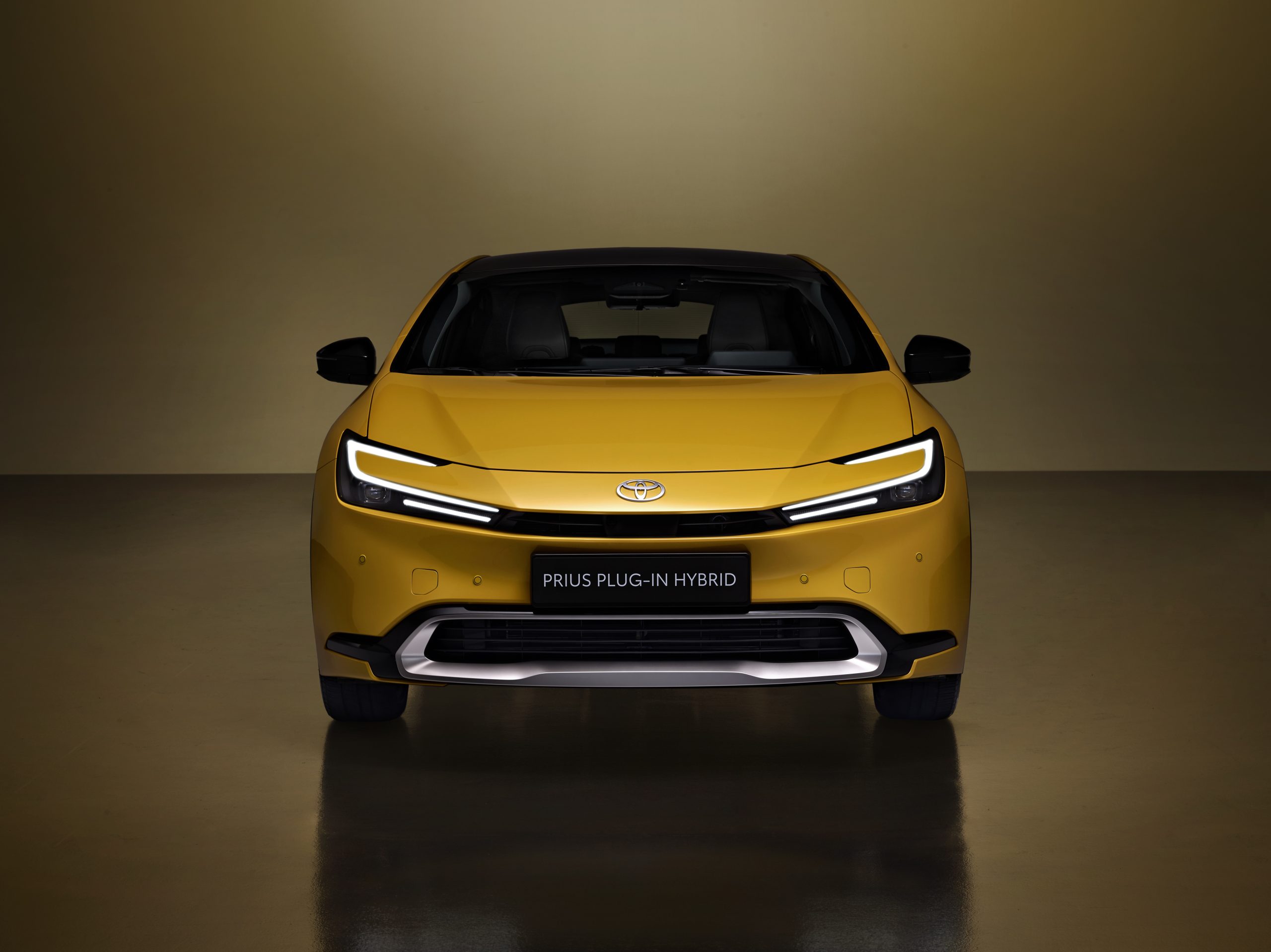 Toyota Prius plug-in hybrid front-view.
