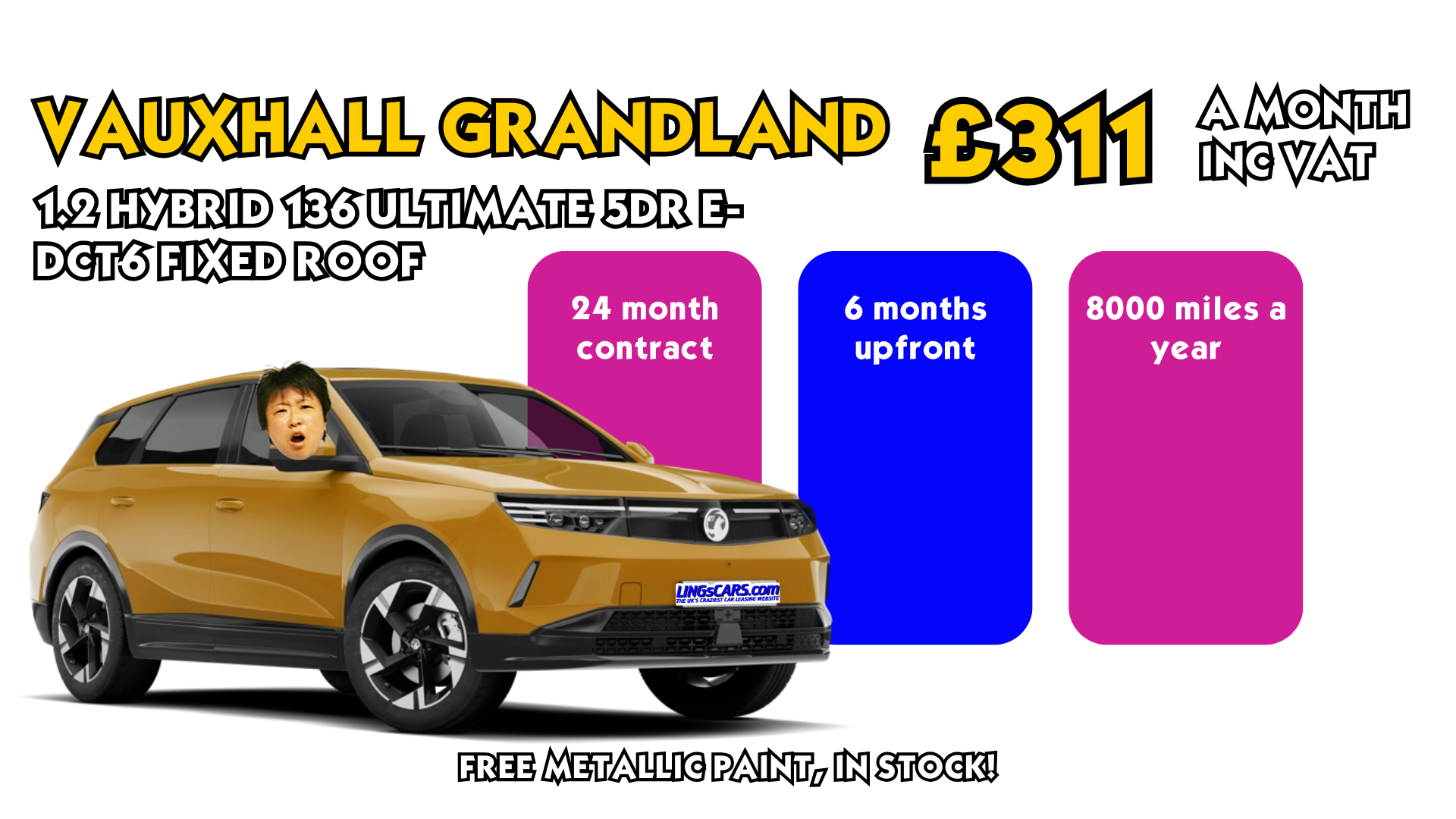 Vauxhall Grandland Headline Deal!