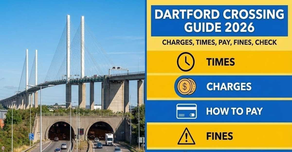Dartford Crossing Guide 2026: Charges, Times, How to Pay, Fines and How to Check If You’ve Paid