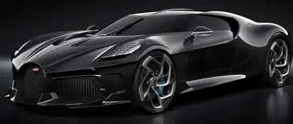 Black Bugatti La Voiture Noire