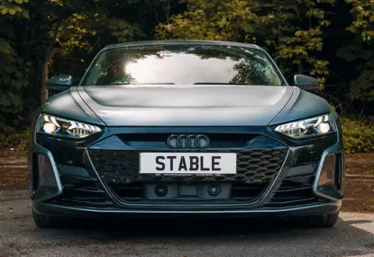 An image of an Audi e-tron GT saloon, an all-electric car that is available on the salary sacrifice car scheme