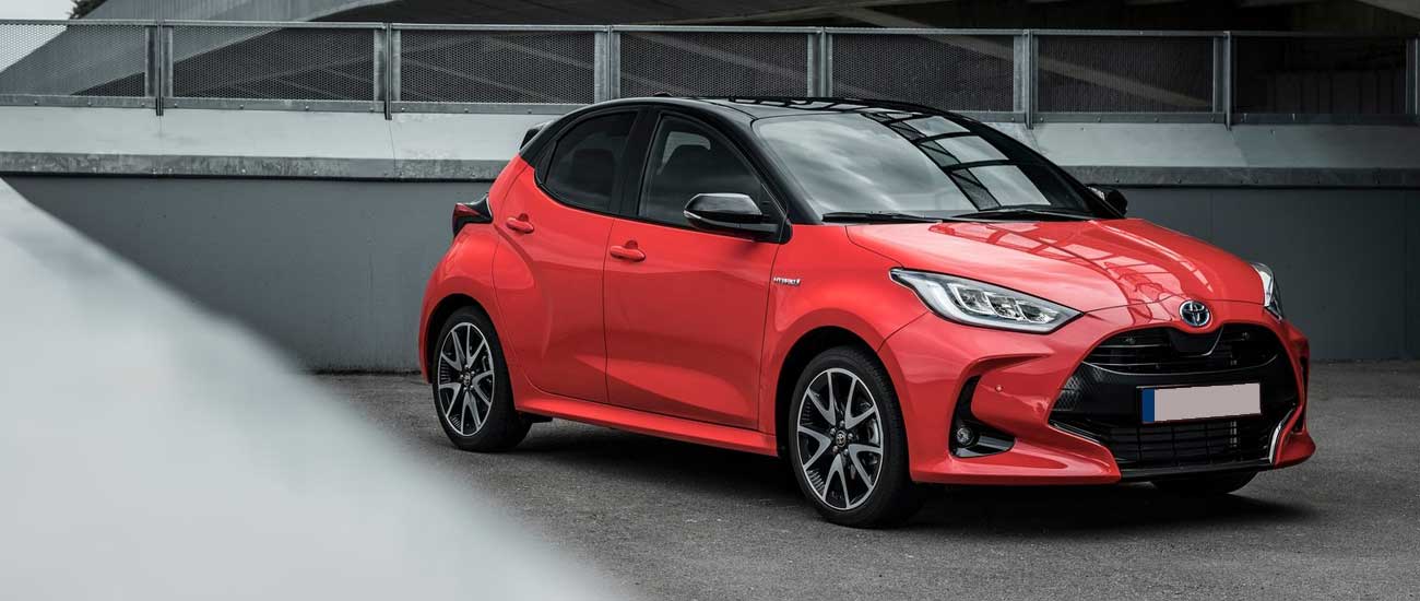 Red Toyota Yaris