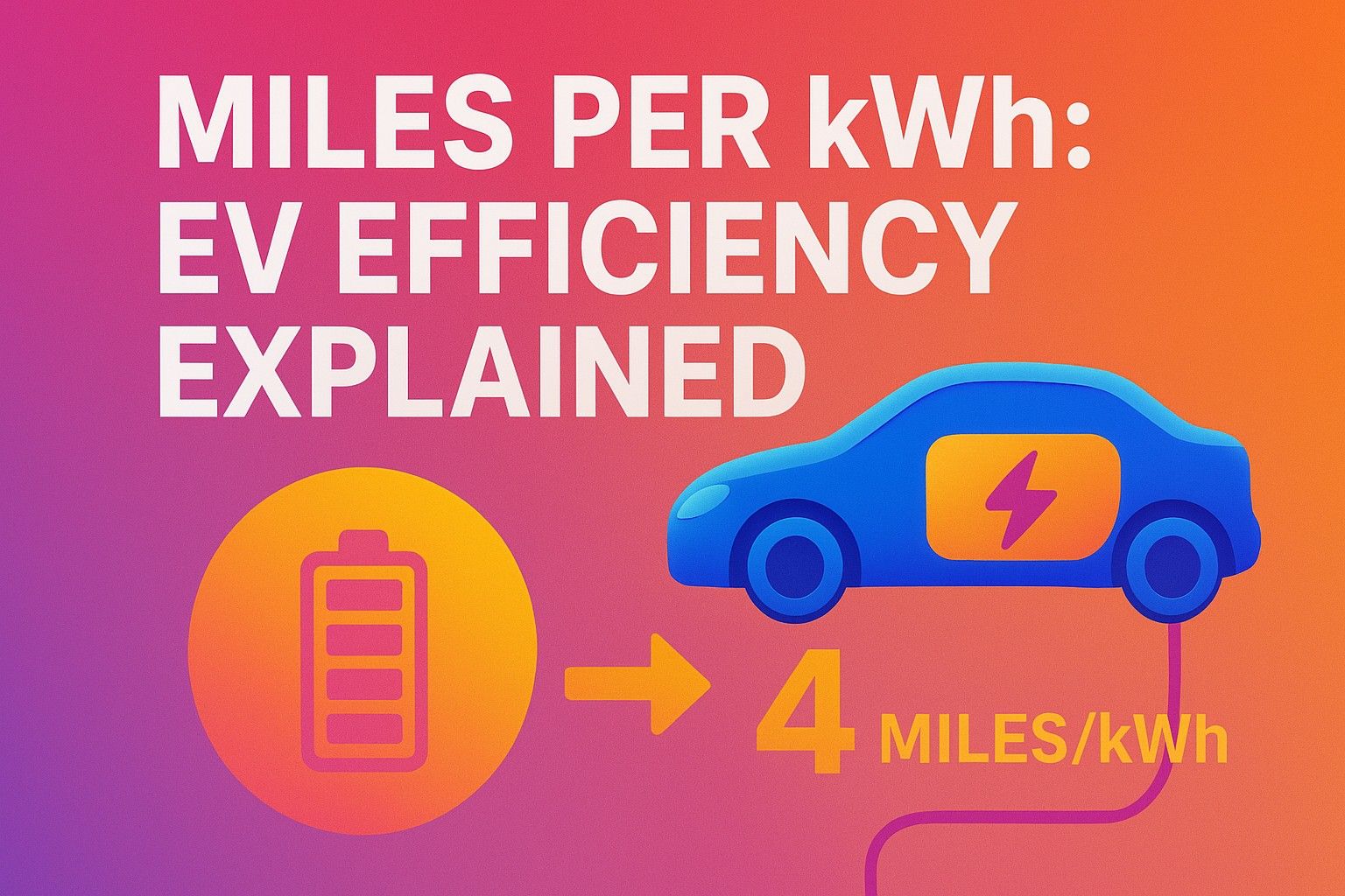 Miles per kWh: EV Efficiency Explained (UK Guide 2025)