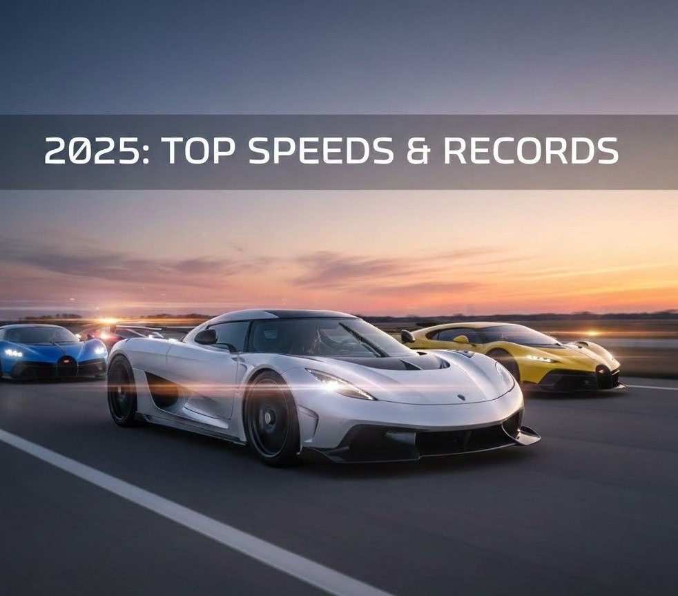 Fastest Car in the World (2025): Full List, Top Speeds and Records